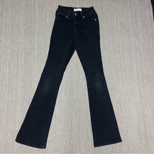 Thread Market Women’s Black Flare Jeans with Angel Wings
